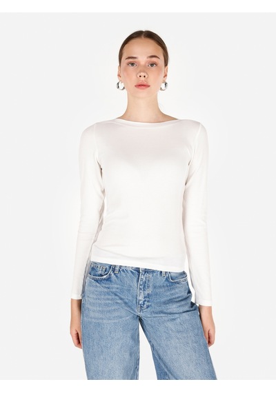 Colin's Colins Beyaz Kadın Tshirt U.kol Cl1070957 Q1.v2 Ofw Beyaz