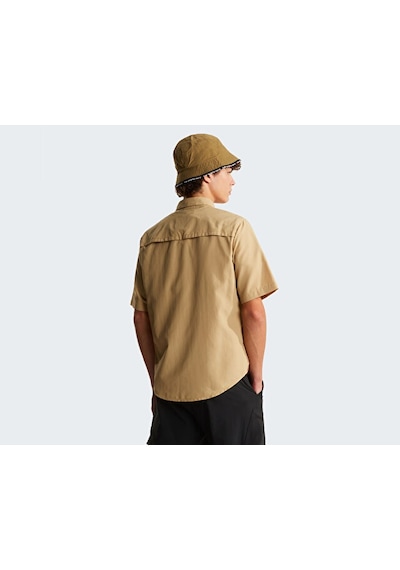 The North Face M Sequoia Short Sleeve Shirt Erkek Outdoor Kısa Kollu Gömlek Nf0a8fu6lk51 Bej