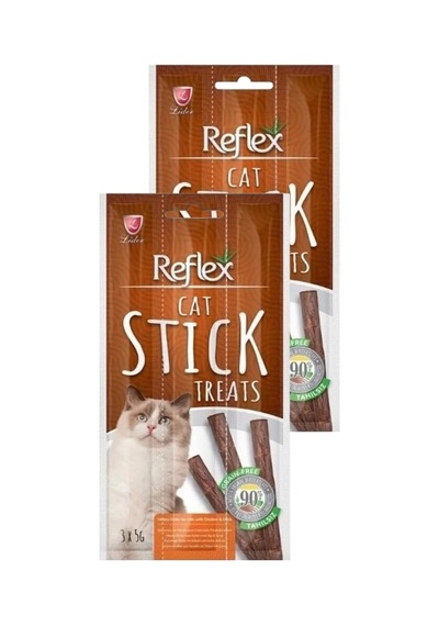 Meaty Sticks Tavuklu Ve Ördekli Kedi Ödül Çubuğu 3x5gr İkili Paket