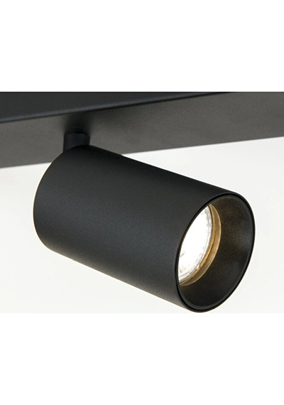 Modern Siyah Metal 150 Cm Gu10 Led Spot Avize Sekizli 8 Lihareket