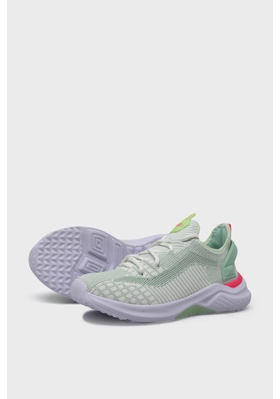 Pepino P-1428 Su Yeşili Unısex Çocuk Örgülü Bağlı Sneaker Su Yeşili