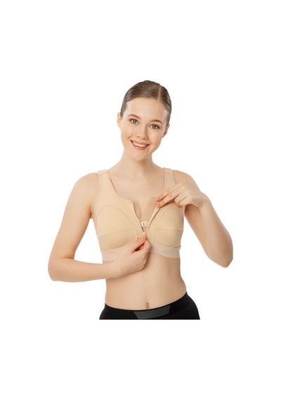 Variteks 232 Zippered Post-operative Bra Bej