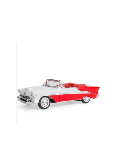 Welly 1:24 Ölçekli Lisanslı Orjinal 1955 Oldsmobile Super 88 Kapıları Açılabilir Model Oyuncak Araba