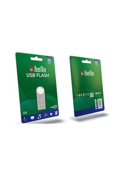 Hello 32 GB Usb 2.0 Flash Bellek