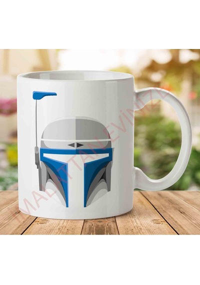 Star Wars Jango Fett Bounty Hunter Episode Iı Attack Of The Clones İki Tarafı Baskılı Kupa Bardak Çok Renkli