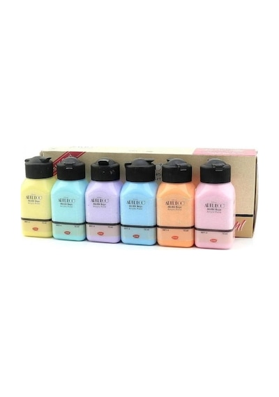 Artdeco Akrilik Boya Seti Pastel Renkler 75ml 6lı