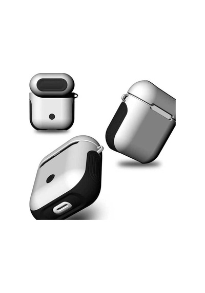 Apple AirPods Uyumlu Kılıf Zore Shockproof Silikon Beyaz