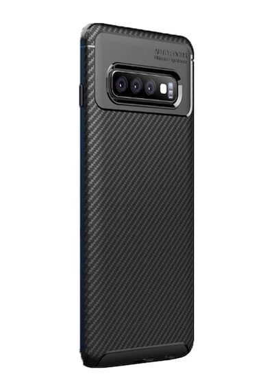 Samsung Galaxy Uyumlu S10 Kılıf Negro Karbon Dizayn Silikon