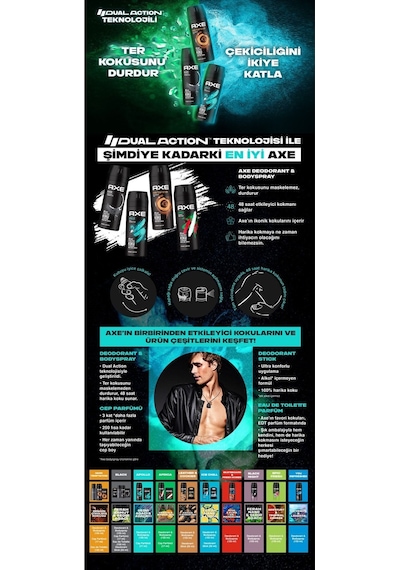 Erkek Deodorant & Bodyspray Epic Fresh 48 Saat Etkileyici Koku 150 Ml 3 Adet