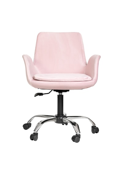 Markaelz Krom Metal Ayaklı Ofis Çalışma Sandalyesi Pescado Pembe Markaelz Krom Metal Ayaklı Ofis Çalışma Sandalyesi Pescado Pembe