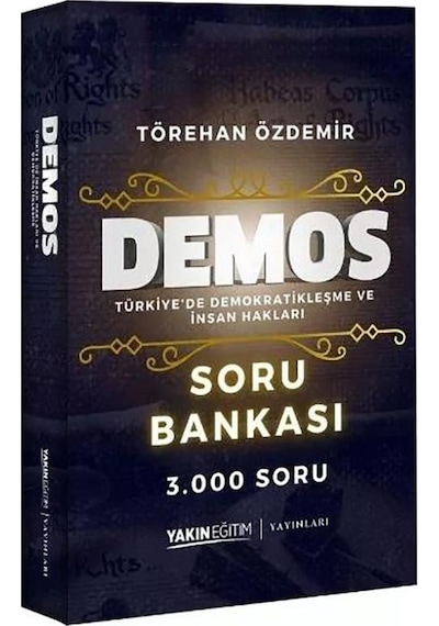 Yakın Eğitim Demos İnsan Hakları Soru Bankası Törehan Özdemir