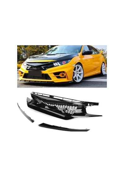 Honda Civic Ön Panjur Seti Fc5/Fk7 2015-2021