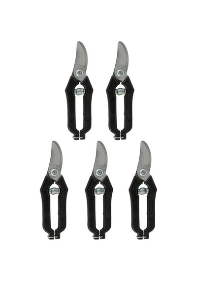 Göcen 5 Adet Narenciye Üzüm Bağ Budama Makası Eğri Uçlu 18Cm N11.910