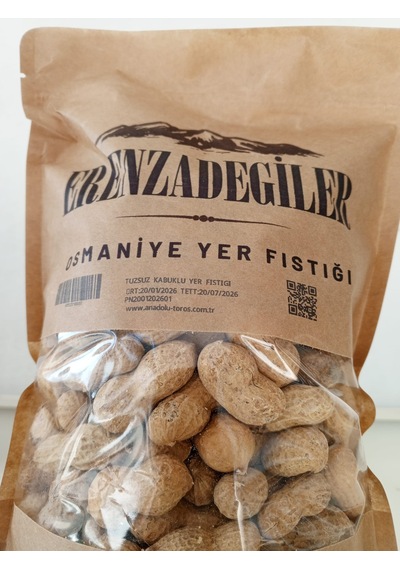 Erenzadegiler Osmaniye Taze Kabuklu Tuzsuz Fıstık 500 G Atıştırmalık, Kavrulmuş, Doğal