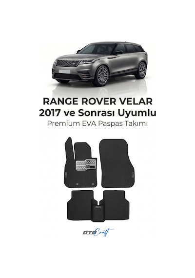 OtoCraft Range Rover Velar 2017 Ve Sonrası Araca Özel 3d Havuzlu Eva Paspas Tam Set 5 Parça