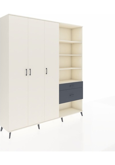 Hyperion Dolap 16 Raflı 2 Çekmeceli 3 Kapaklı 220x44x243 Aytaşı-aytaşı/antrasit Çok Renkli Hyperion Dolap 16 Raflı 2 Çekmeceli 3 Kapaklı 220x44x243 Aytaşı-aytaşı/antrasit Çok Renkli