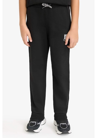 Defacto Erkek Çocuk 3lü Takım Kısa Kollu Tişört Sweatshirt Eşofman Altı G0629a826smbk81 Siyah-bk81