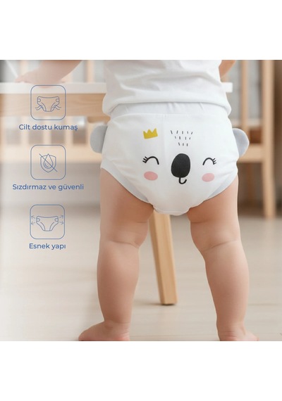 Babyjem Soft Alıştırma Külodu Beyaz 2 Yaş