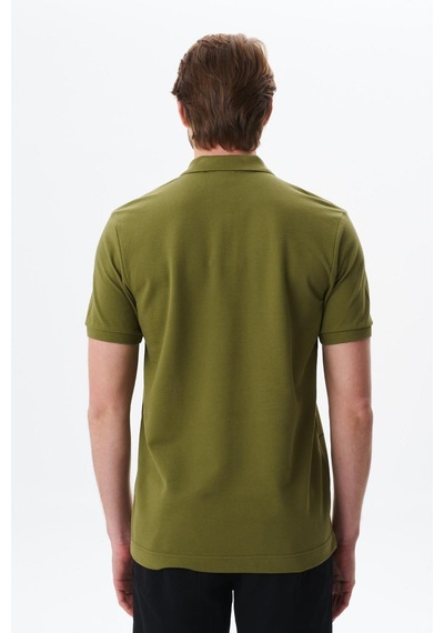 AR-MA Arma Erkek Basic Regular Fit % 100 Pamuk Pike Polo Yaka Tişört Y29374355702 Yeşil