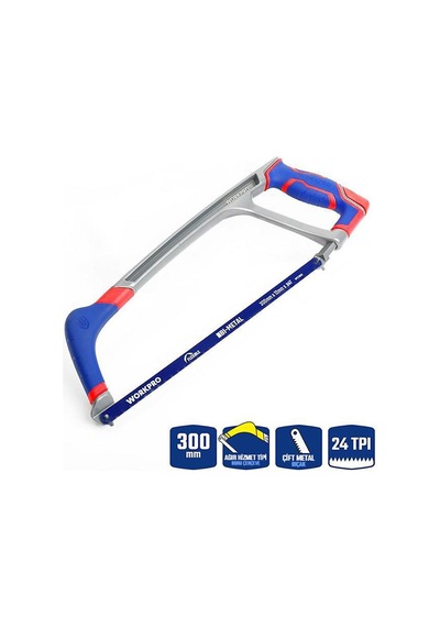 Workpro Wp215027 300mm Bı-metal 24 Tpı Ağır Hizmet Tipi Demir Testeresi