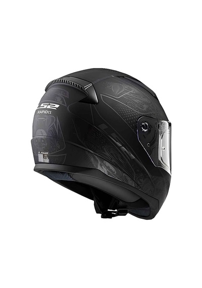 Ls2 Rapid 2 Crypt Full Face Motosiklet Kaskı 66876 Mat Siyah