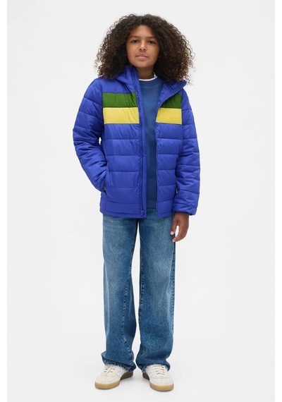 Gap V-frch Logo Çocuk Mont Yeşil
