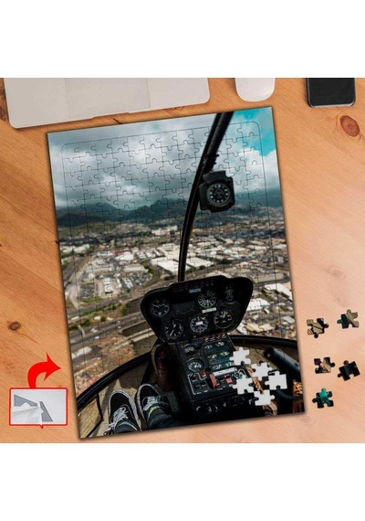 Helikopter Seyri, Manzara 240 Parça Puzzle Yapboz Tablo-s289