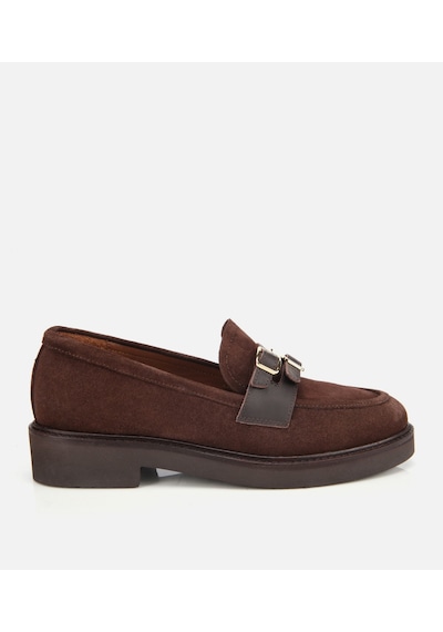 Hotiç Kadın Süet Deri Kahverengi Kemer Detaylı Günlük Loafer 01ayh314350a480 Kahverengi Hotiç Kadın Süet Deri Kahverengi Kemer Detaylı Günlük Loafer 01ayh314350a480 Kahverengi
