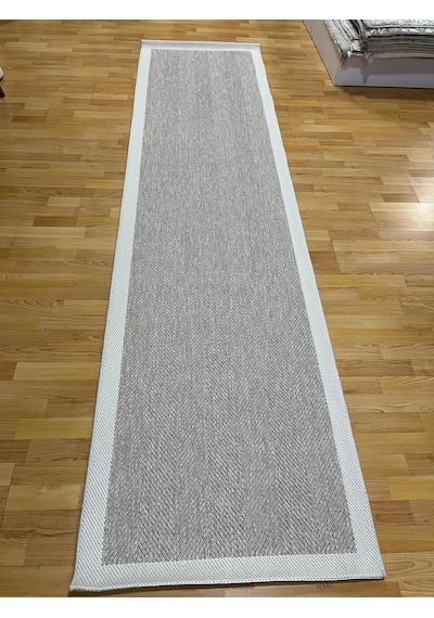 Optima Halı Sisal Serisi 5195-bej Krem Mutfak Koridor Salon Oturma Odası Halısı Bej - Krem