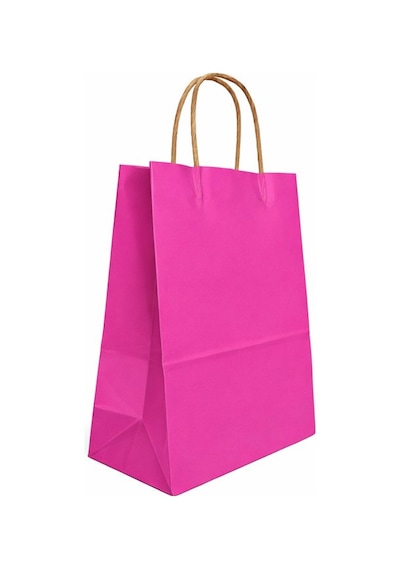 Kağıt Çanta 15x20x8 Cm K.pembe 25'li