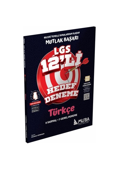 Muba Yayınları 8. Sınıf 12'li Türkçe Hedef Deneme
