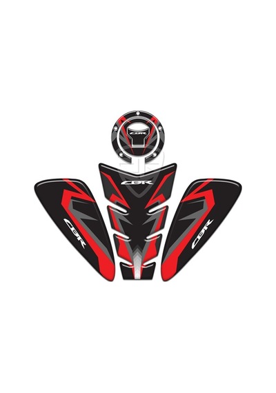 CBR 650F 1000RR Tank Pad Set Kırmızı Siyah