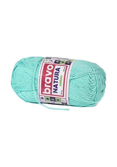 Natura %100 Koton İplik 100 Gram 200 Metre Renk Kodu:804 Mint Yeşili