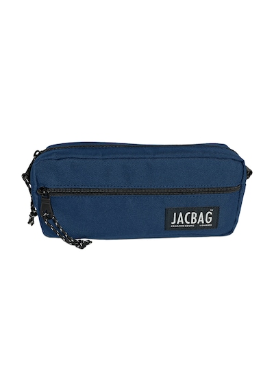 Jacbag Dual Zıp-iki Fermuarlı Kalemkutu - Lacivert Lacivert