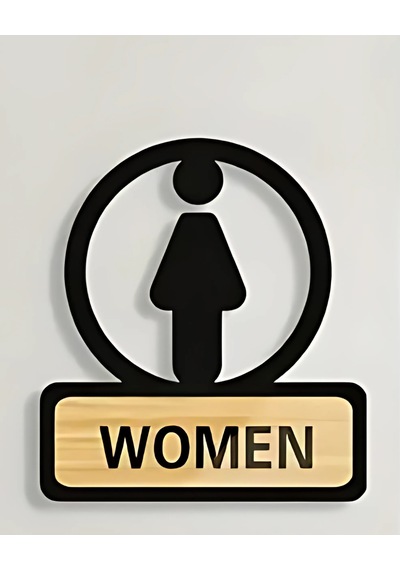 Ahşap Tuvalet Wc Yönlendirme