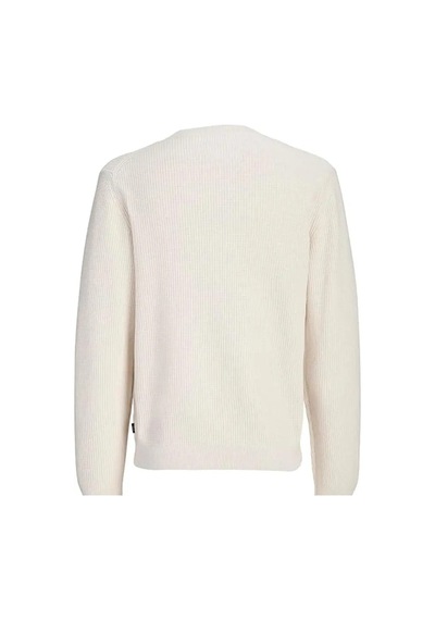 Jack & Jones Premium % 100 Pamuk Bisiklet Yaka Kazak Erkek Kazak 12301707 Bej
