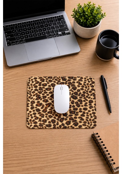 Leopar Desenli Renkli Ergonomik Mouse Pad Kaymaz Taban Ev Ve Ofis Kullanımı Fare Altlığı Mousepad 230x190x2mm