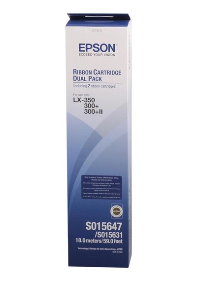 Epson S015647ba Lx-300-350 2'li Paket Şerit Kdo