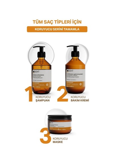 Insight Zararlı Dış Etkenlere Karşı Antioksidan Yenileyici Şampuan 350 Ml