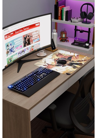 Itto Genshin Impact Anime Gacha V5 - 48x40 Xl Gaming Mouse Pad Fare Altlığı