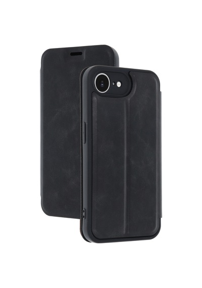 iPhone Uyumlu 16e Kılıf Flip Cover - Siyah Çok Renkli