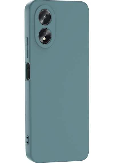 Oppo A38 Uyumlu Zore Mara Lansman Kapak-koyu Yeşil Koyu Yeşil