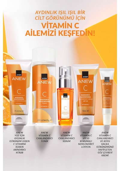 Avon Anew Radiance Vitamin C Maximising Tonic 200 ML