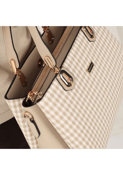 Kadın Silver & Polo Sp1253-m191 Sılver Polo El Çantası Kum Beji-kum