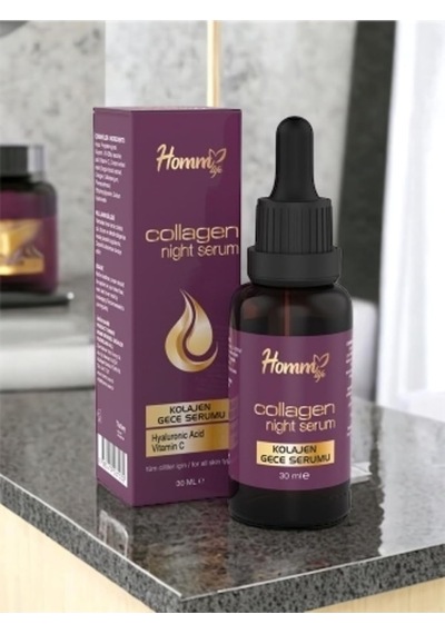 Tr Kolajen Gece Serumu, Hyaluronik Asit Ve Vitamin C İçeren, 30 Ml