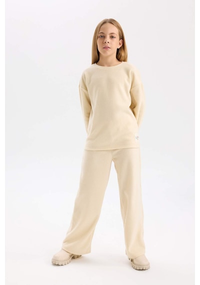 Defacto Kız Çocuk Pijama Takımı Polar Bisiklet Yaka Uzun Kollu Basic Düz Üst Uzun Alt D7745a824wnbg160 Bej Defacto Kız Çocuk Pijama Takımı Polar Bisiklet Yaka Uzun Kollu Basic Düz Üst Uzun Alt D7745a824wnbg160 Bej