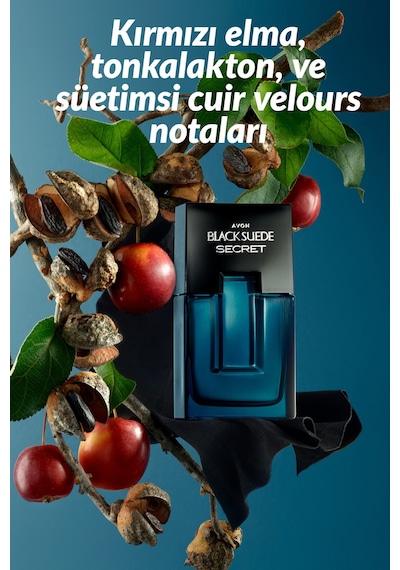 Avon Black Suede Secret Erkek Parfüm EDT 75 ML + Black Suede Secret Erkek Roll-On Deodorant 50 ML
