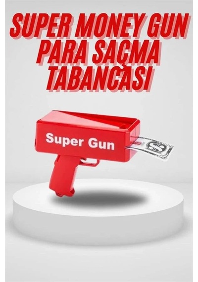 Lb Para Saçma Tabancası Kırmızı Para Fırlatma Oyuncağı Parti Eğlencesi 57994569