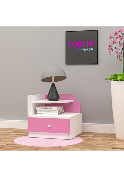 Single Çocuk Odası Komodin Suntalam Beyaz