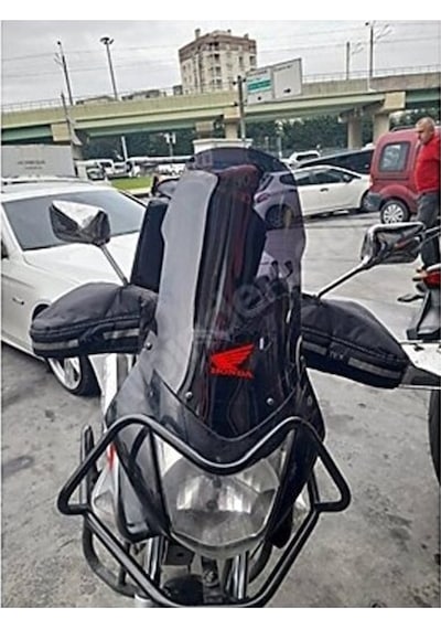 Honda Cbf 150 Ön Sıperlık Camı On Cam Uzun Tur Cami Koyu Siyah